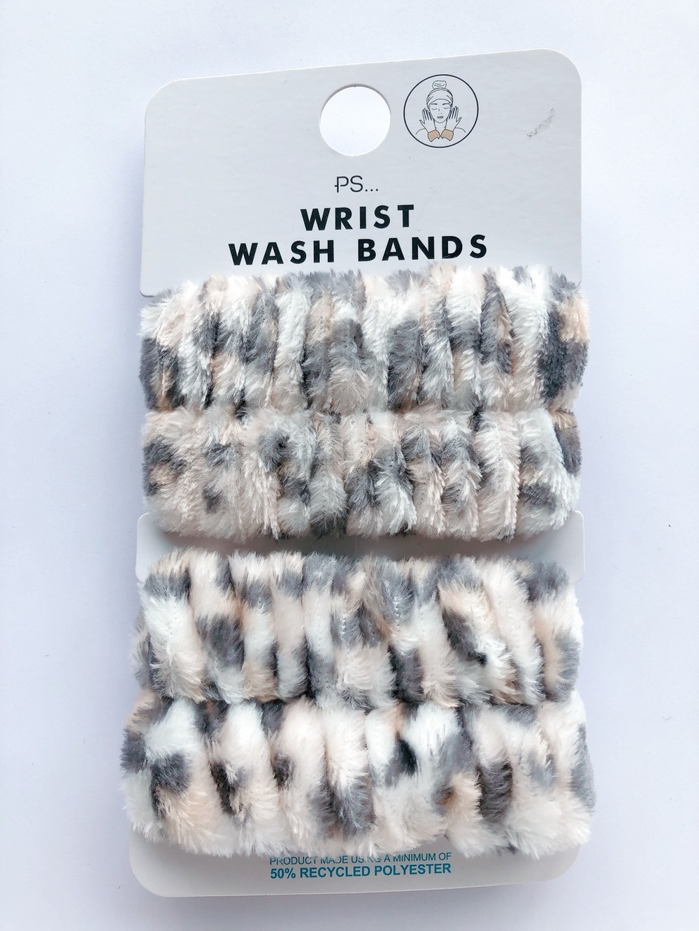 5/$20 Wrist Wash Bands makeup face wash animal print